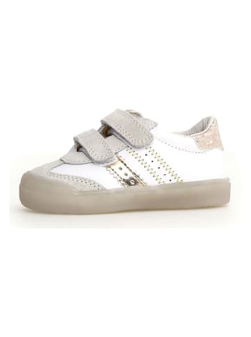 Naturino Leder-Sneakers "Riby" in Weiß/ Beige