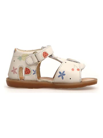 Naturino Leder-Sandalen "Quarzo" in Creme