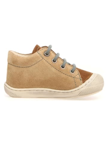 Naturino Leder-Lauflernschuhe "Cocoon" in Beige/ Hellbraun