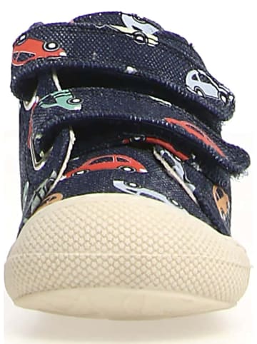 Naturino Leder-Lauflernschuhe "Cocoon" in Dunkelblau/ Bunt