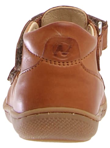 Naturino Leder-Halbsandalen "Puffy" in Hellbraun