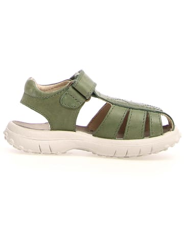 Naturino Leder-Halbsandalen "Bintan" in Grün