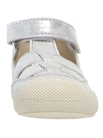 Naturino Leder-Halbsandalen "Wad" in Silber