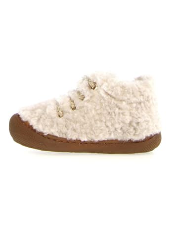 Naturino Buty "Cocoon" w kolorze kremowym do nauki chodzenia