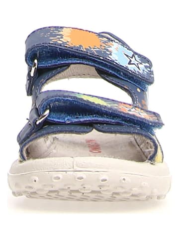 Naturino Skórzane sandały "Sokanon" ze wzorem