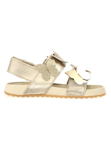 Naturino Leder-Sandalen "Lovety" in Gold