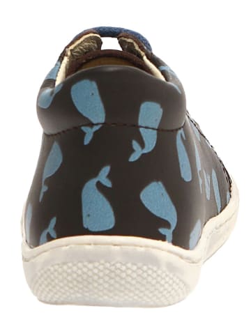 Naturino Leren sneakers zwart/meerkleurig