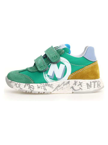 Naturino Leren sneakers "Jesko 2" grijs/blauw