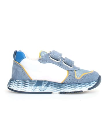 Naturino Leren sneakers "Althidon" blauw/wit