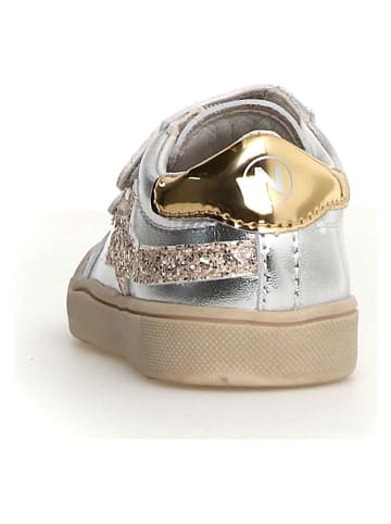 Naturino Leder-Sneakers "Singery" in Silber