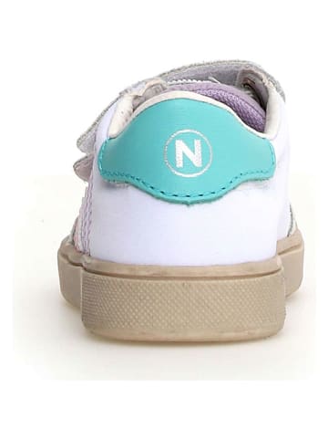 Naturino Skórzane sneakersy "Riby" w kolorze białym