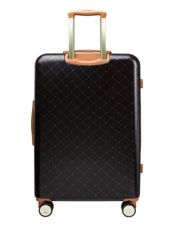 Puccini Hardcase-Trolley "Saint Tropez" in Schwarz - (B)51 x (H)77 x (T)28 cm