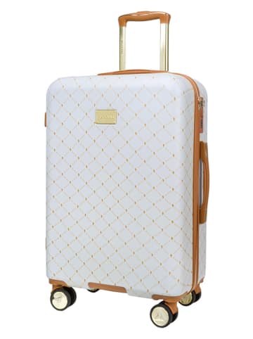 Puccini Hardcase-Trolley "Saint Tropez" in Weiß - (B)43,5 x (H)67 x (T)24,5 cm