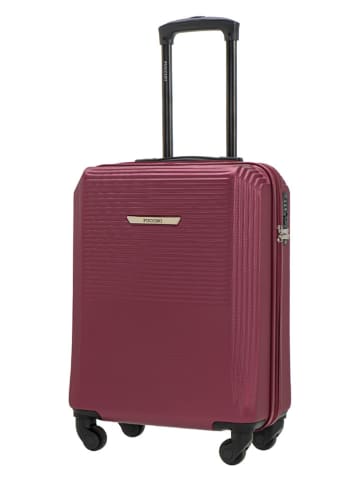 Puccini Hardcase-Trolley "San Diego" in Pink - (B)40 x (H)55 x (T)20 cm