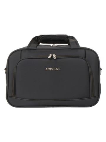 Puccini Reisetasche "Padwa" in Schwarz - (B)40 x (H)26 x (T)19 cm