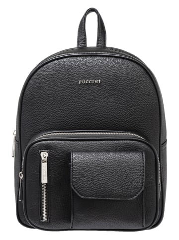 Puccini Rucksack "Special" in Schwarz - (B)24 x (H)30 x (T)19 cm
