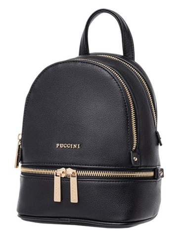 Puccini Rucksack in Schwarz - (B)17 x (H)22 x (T)10 cm