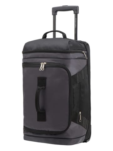 Puccini Reisetasche in Schwarz/ Grau - (B)59 x (H)33 x (T)30 cm