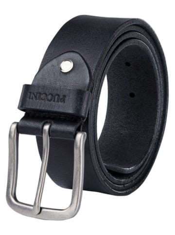 Puccini Leder-Gürtel in Schwarz