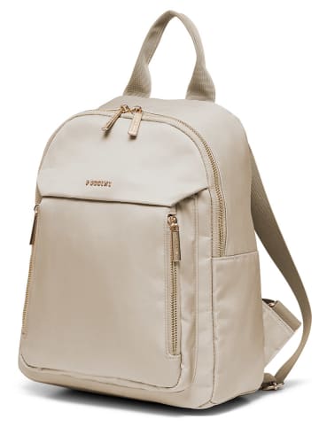 Puccini Plecak "Pulse" w kolorze beżowym - 24 x 32 x 10 cm