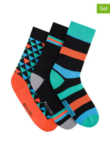Puccini 3er-Set: Socken in Bunt