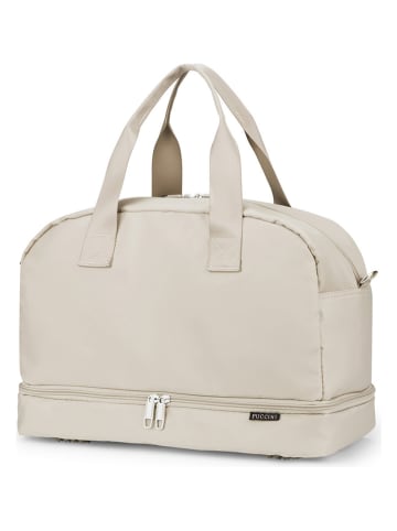 Puccini Torba sportowa w kolorze kremowym - 40 x 30 x 20 cm