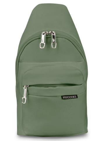 Puccini Rucksack in Khaki - (B)18 x (H)30 x (T)6 cm