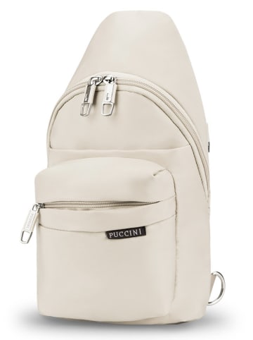 Puccini Rucksack in Creme - (B)18 x (H)30 x (T)6 cm