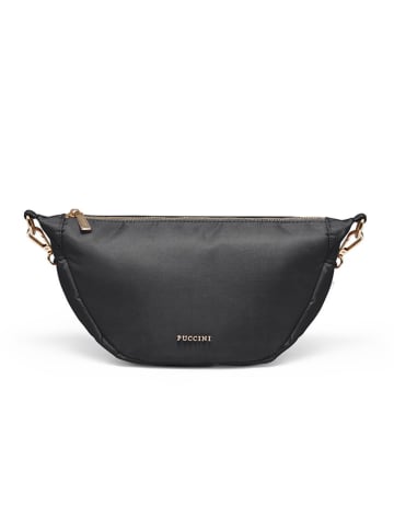 Puccini Umhängetasche "Pulse" in Schwarz - (B)30 x (H)17,5 x (T)9 cm