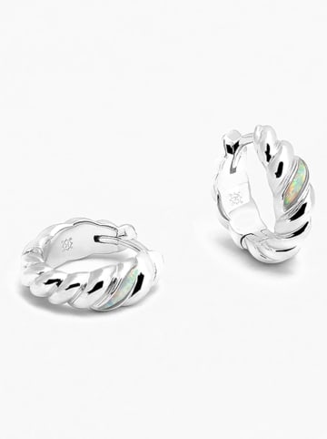 Ania Kruk Kolczyki-kreole z opalami