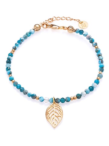 Ania Kruk Vergold. Armkette mit Edelsteinen und Anhänger