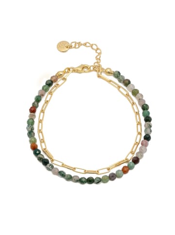Ania Kruk Vergold. Armkette mit Edelsteinen