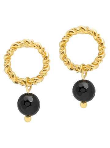 Ania Kruk Vergold. Ohrstecker mit Edelsteinen