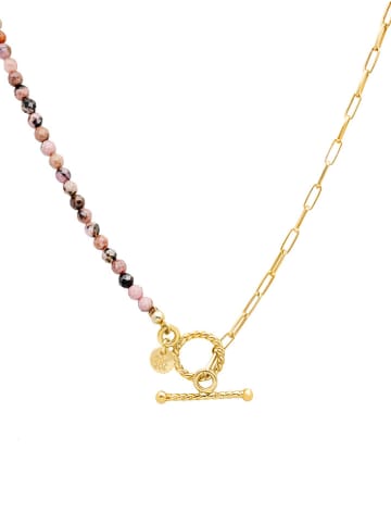 Ania Kruk Vergold. Halskette mit Schmuckelementen - (L)44 cm