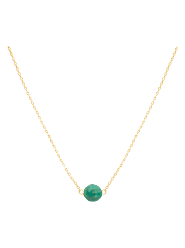 Ania Kruk Vergold. Halskette mit Edelstein - (L)42 cm