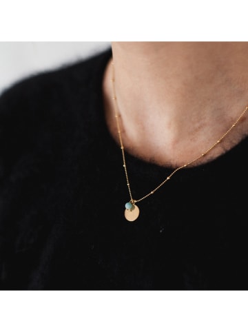 Ania Kruk Vergold. Halskette mit Schmuckelementen - (L)42 cm