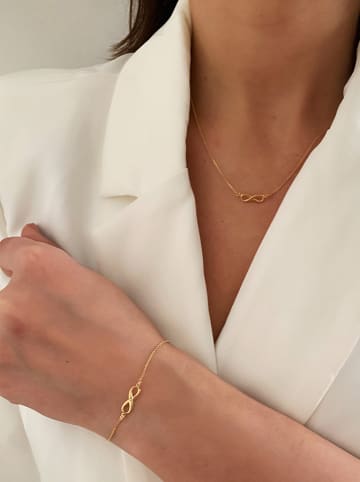 Ania Kruk Vergold. Armkette mit Anhänger und Edelstein