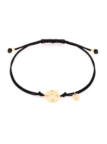 Ania Kruk Armband in Schwarz mit Anhänger