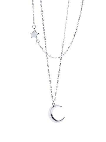 Ania Kruk Silber-Halskette mit Schmuckelemente - (L)52 cm