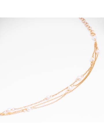 Ania Kruk Pozłacana bransoletka z perłami