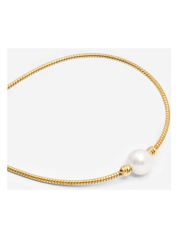Ania Kruk Vergold. Halskette mit Perle - (L)40 cm