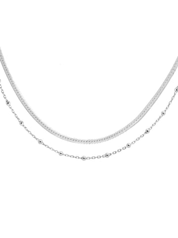Ania Kruk SilberHalskette mit Schmuckelementen - (L)38 cm