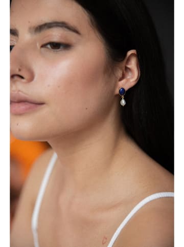 Ania Kruk Vergold. Ohrstecker mit Perlen und Edelsteinen