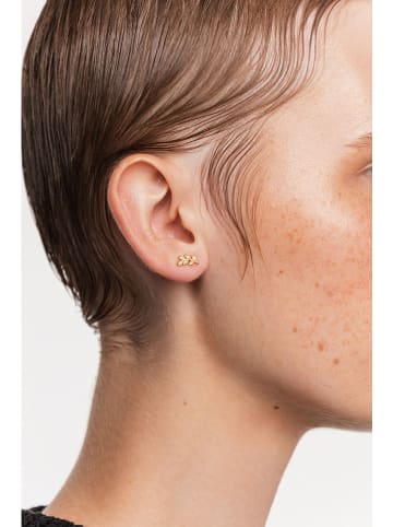 Ania Kruk Pozłacany piercing z cyrkoniami