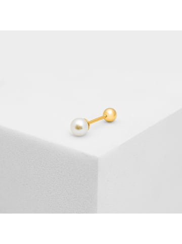 Ania Kruk Pozłacany piercing z perłą