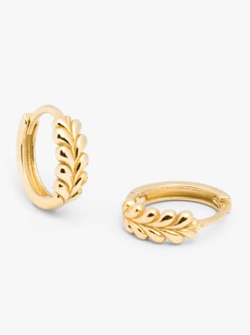 Ania Kruk Złote kolczyki-kreole