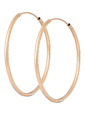 Ania Kruk Złote kolczyki-kreole