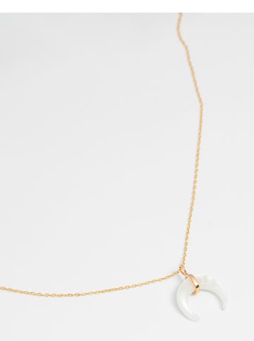 Ania Kruk Złoty naszyjnik z zawieszką - dł. 40 cm