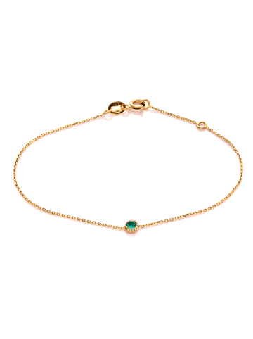 Ania Kruk Gold-Armkette mit Edelstein