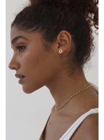 Ania Kruk Złote kolczyki-wkrętki